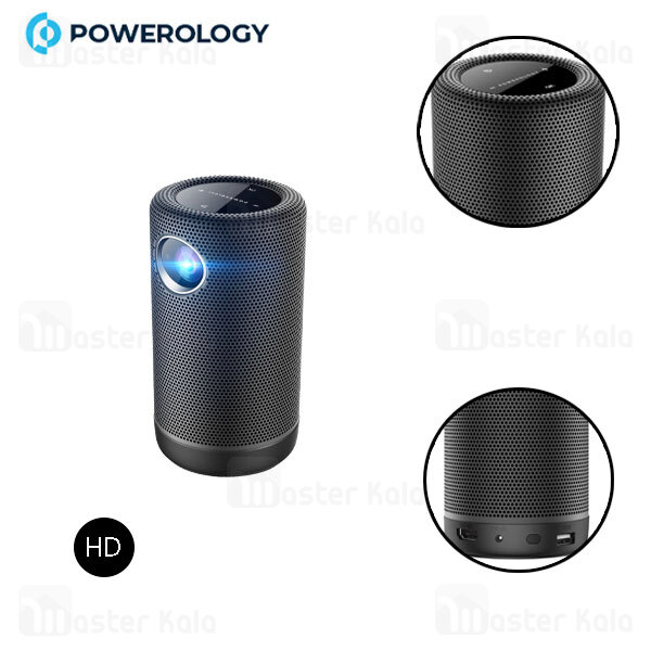 ویدیو پروژکتور هوشمند قابل حمل پاورولوژی Powerology Auto Focus Full HD Portable PWPROJ30